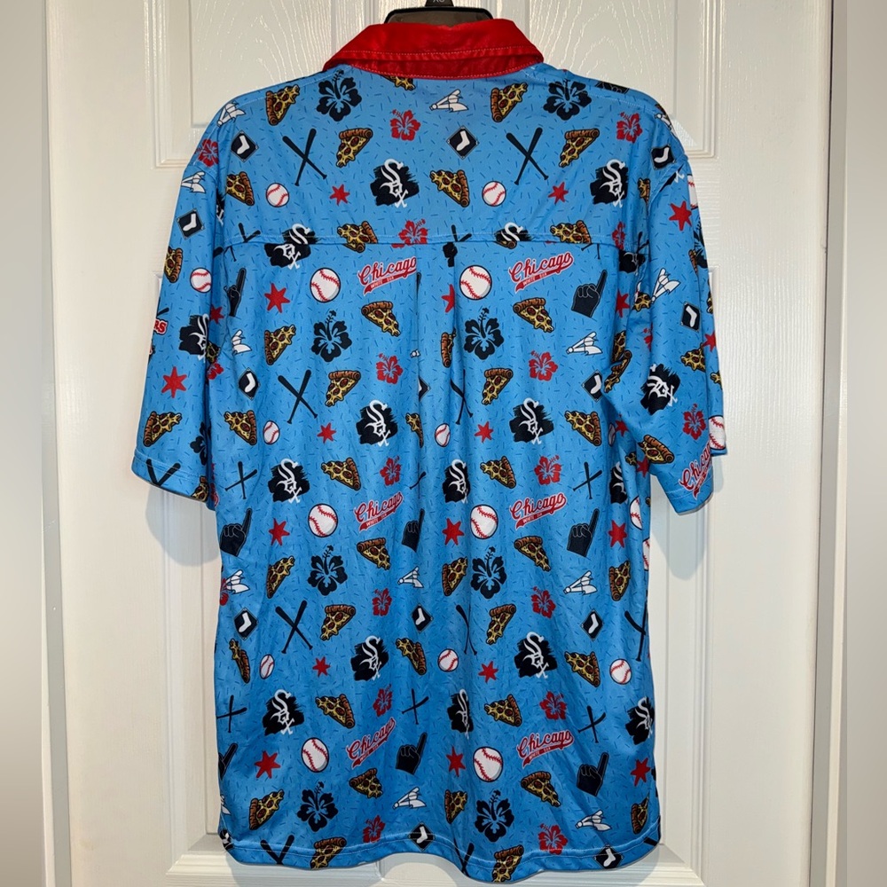 Destroyer Rocks Chicago White Sox Casual Button Down Shirt. Size M - Picture 3 of 4